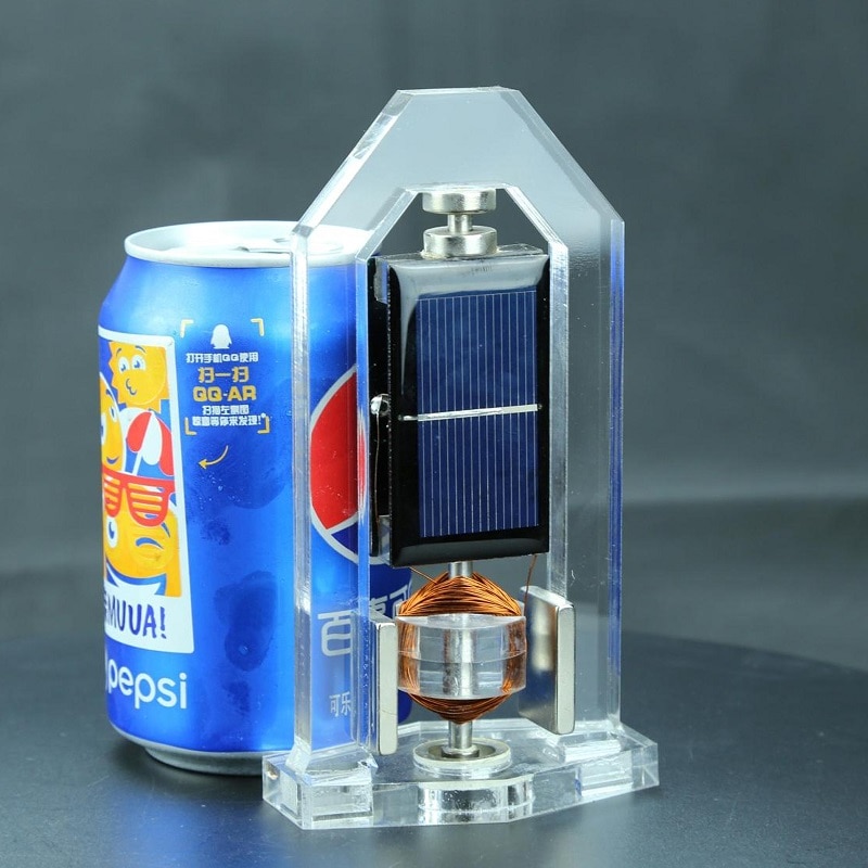 마그네틱 서스펜션 고속 태양 모터 mendocino 모터 수직 수직 태양 기술 장난감 선물 태양 발전기